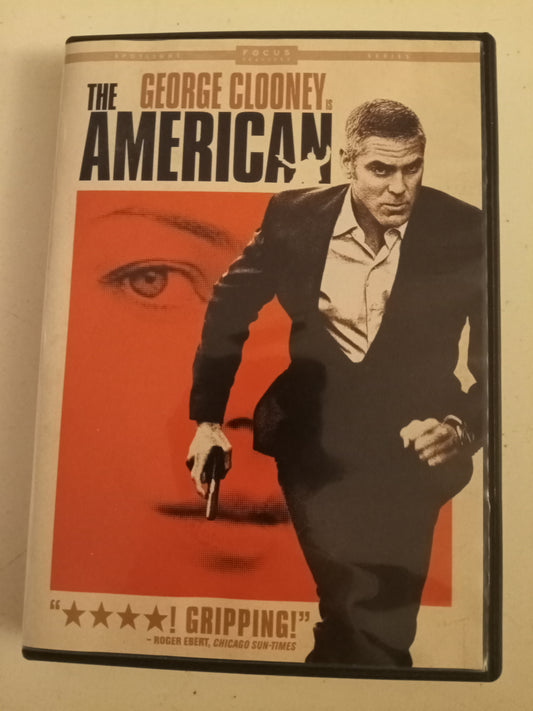 The American, DVD Movie, George Clooney Widescreen, Rated R, USED