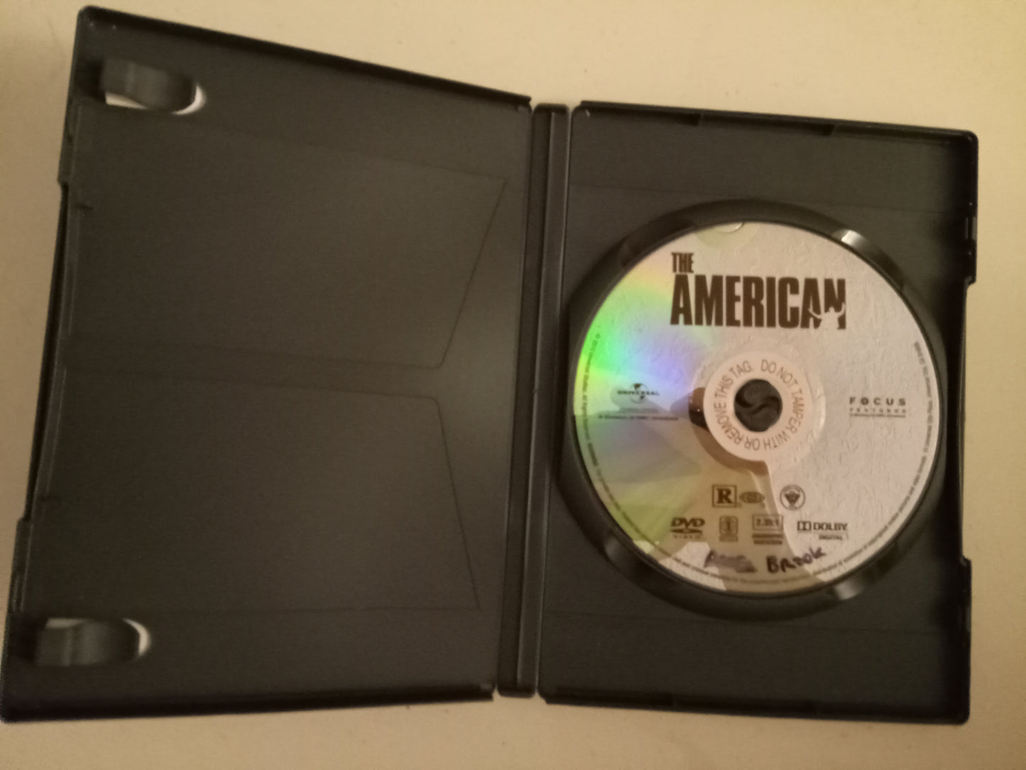 The American, DVD Movie, George Clooney Widescreen, Rated R, USED