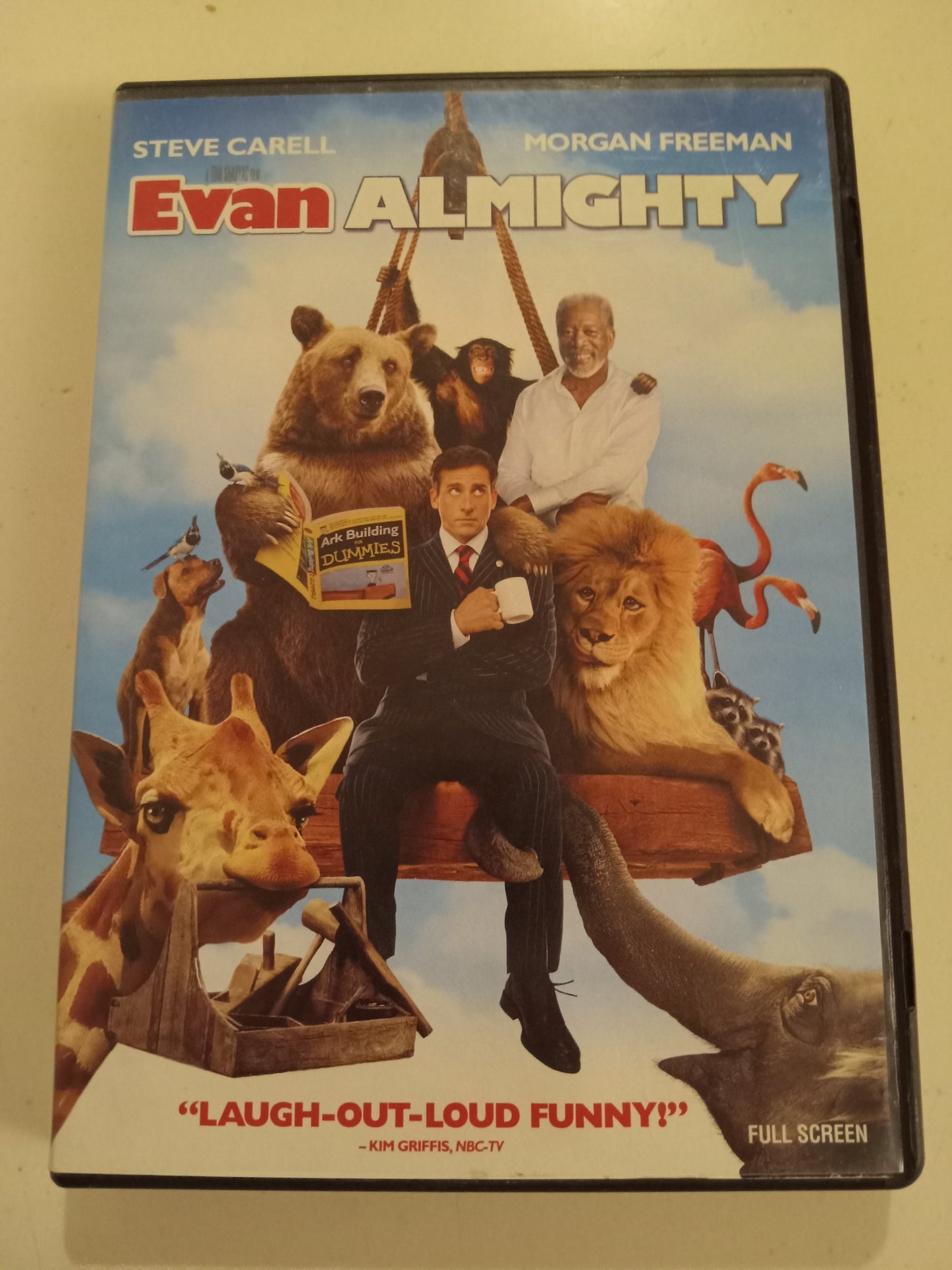 Evan Almighty, DVD Movie, Steve Carell Fullscreen/Widescreen, Rated PG, USED
