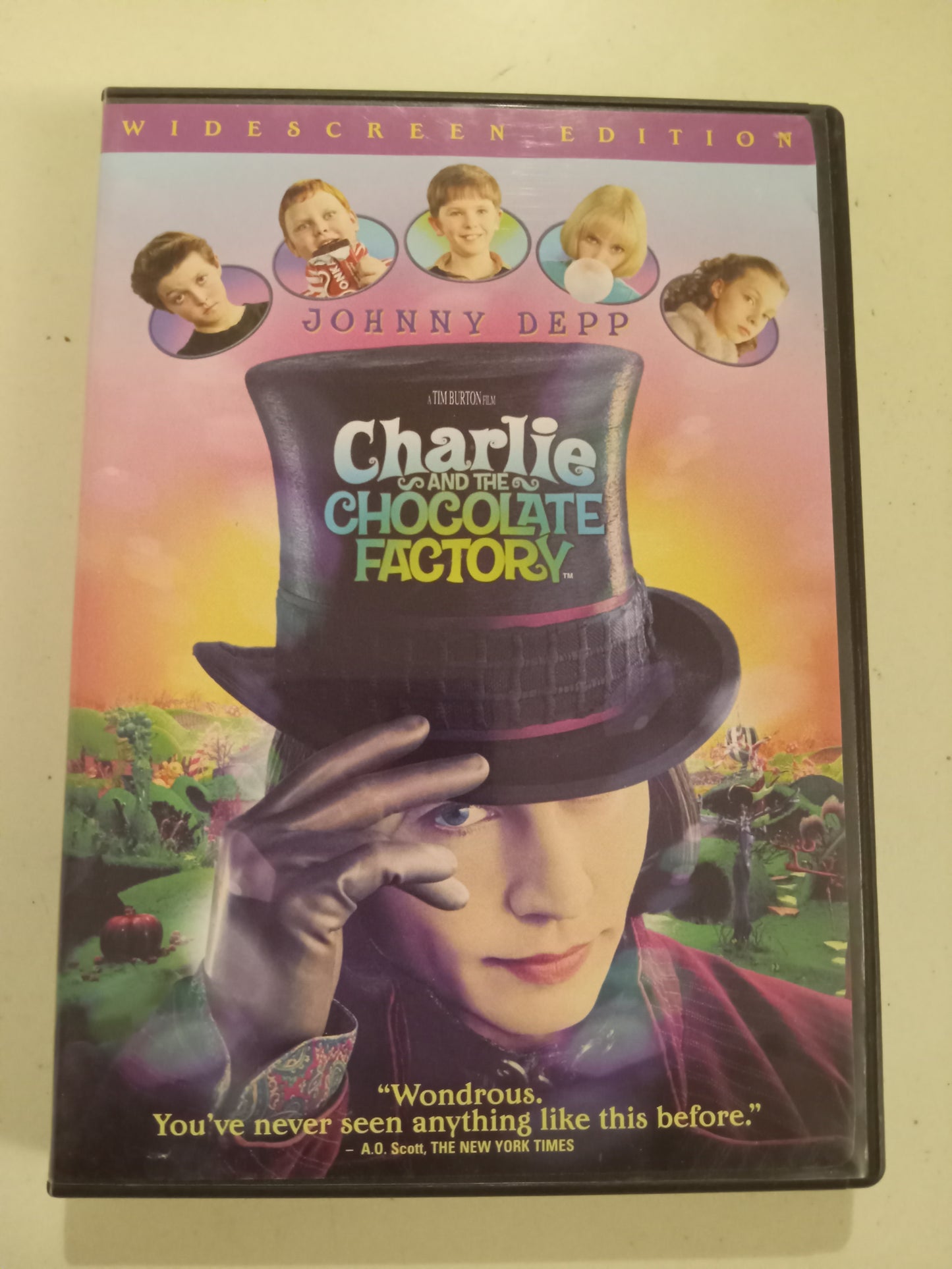 Charlie And The Chocolate Factory, 2 Discs Deluxe Ed, DVD Movie, Widescreen, Rated PG, USED