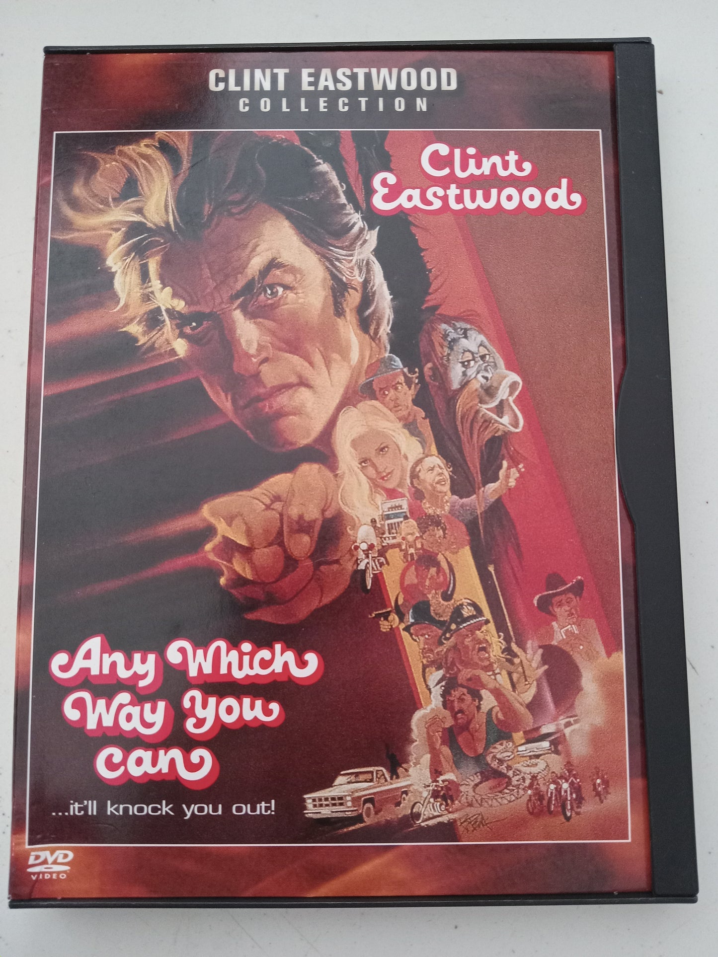 Any Which Way You Can, Clint Eastwood DVD Movie, Widescreen, Rated PG, USED