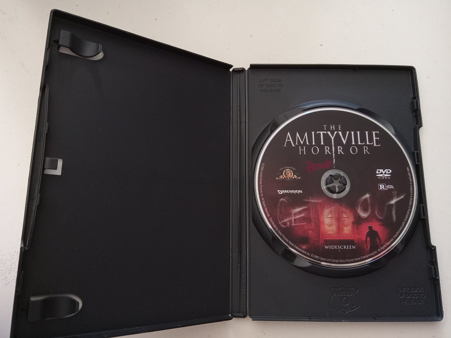The Amityville Horror, Special Ed. 2005 DVD Movie, Ryan Reynolds Widescreen, Rated R, USED