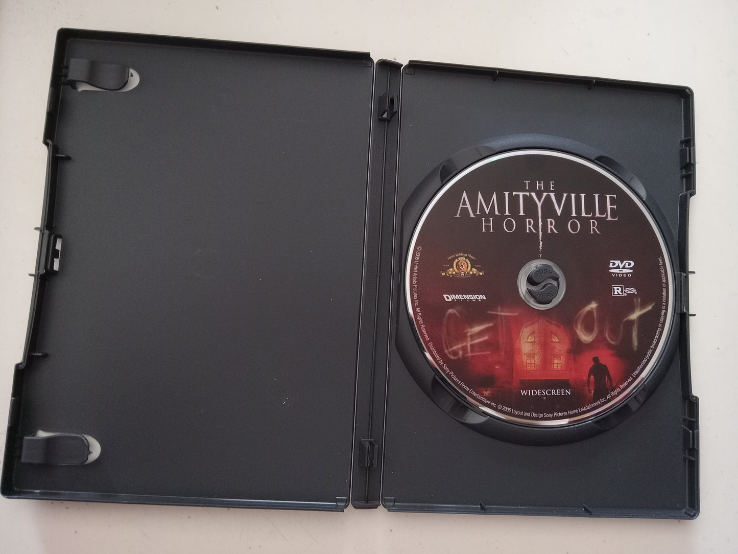 The Amityville Horror, Special Ed. 2005 DVD Movie, Ryan Reynolds Widescreen, Rated R, USED