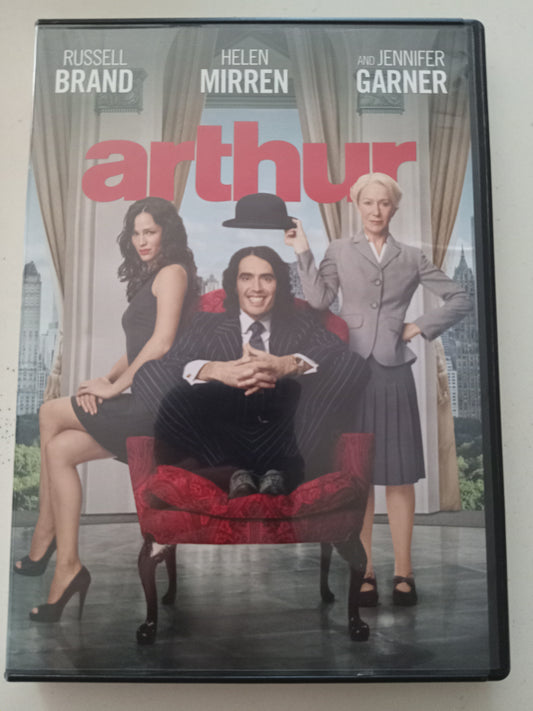 Arthur, DVD Movie, Russell Brand Widescreen, Rated PG-13, USED