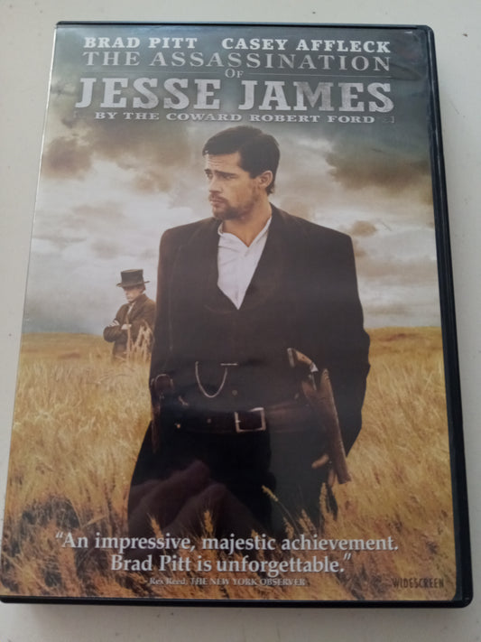 The Assassination Of Jesse James, DVD Movie, Brad Pitt Widescreen, Rated R, USED