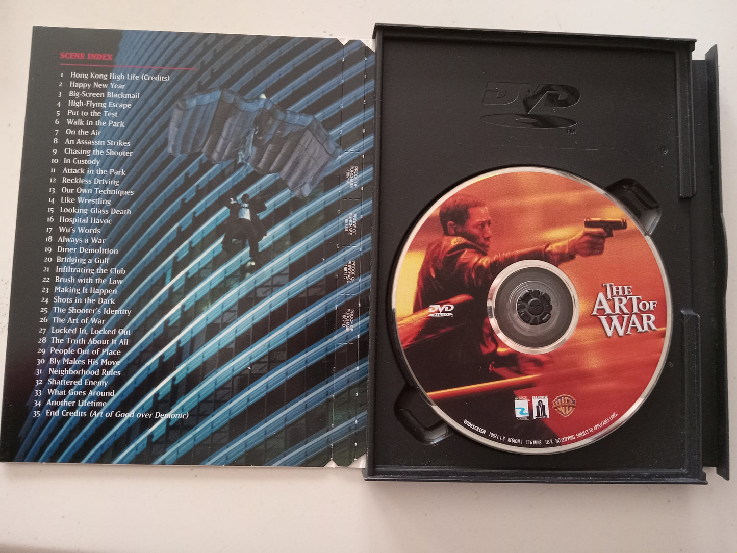 The Art Of War, DVD Movie, Wesley Snipes Widescreen, Rated R, USED