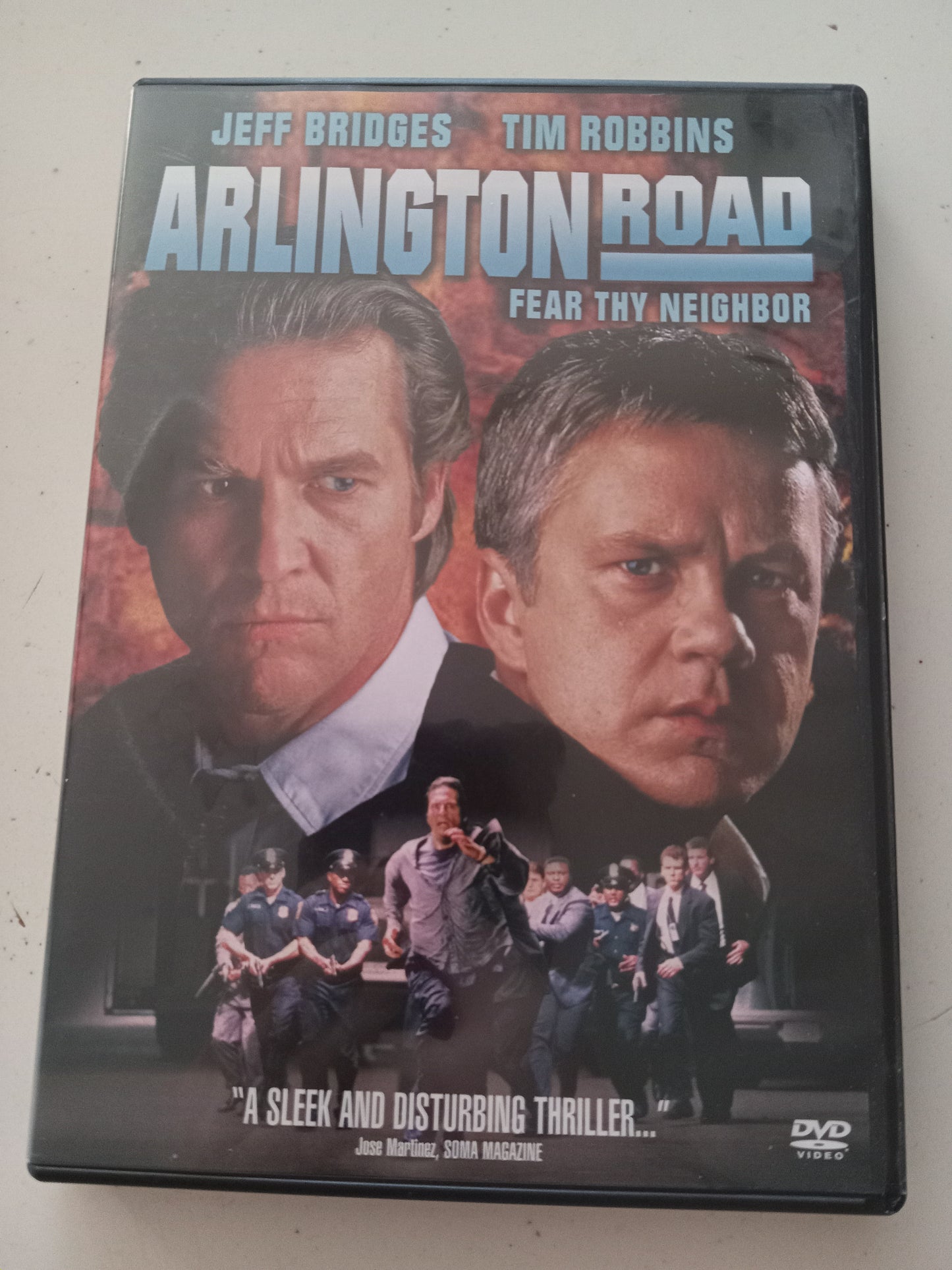 Arlington Road, DVD Movie, Jeff Bridges Widescreen, Rated R, USED