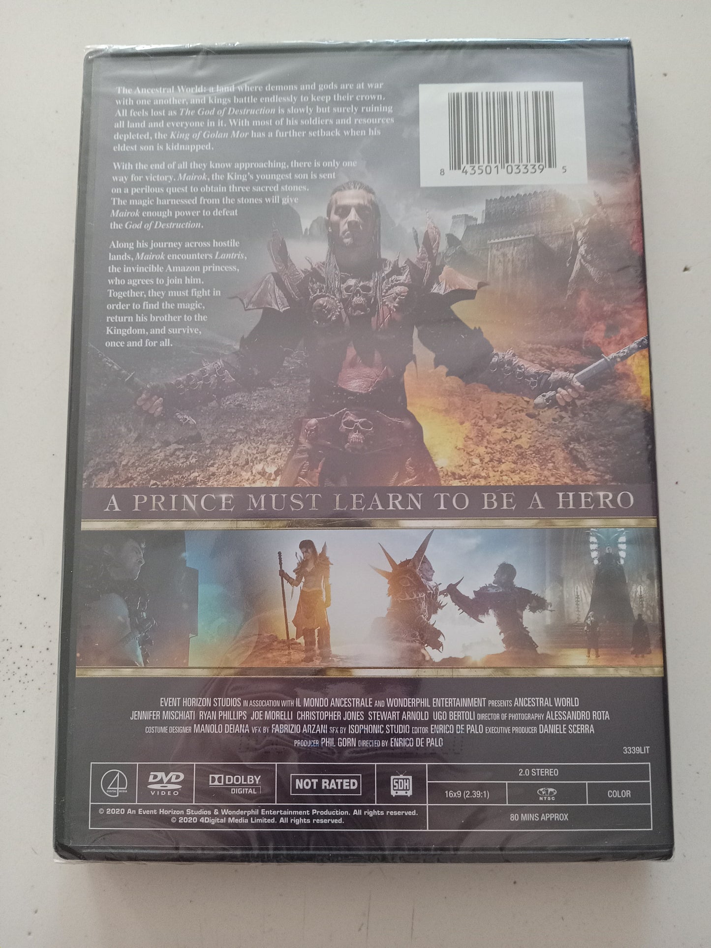 Ancestral World, DVD Movie, Ryan Phillips Widescreen, Not-Rated, NEW