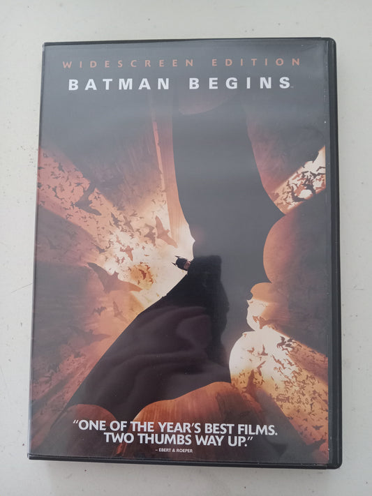 Batman Begins, DVD Movie, Christian Bale Fullscreen/Widescreen, Rated PG-13, USED