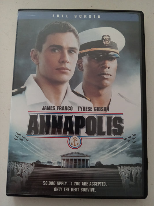 Annapolis, DVD Movie, James Franco Fullscreen, Rated PG-13, USED
