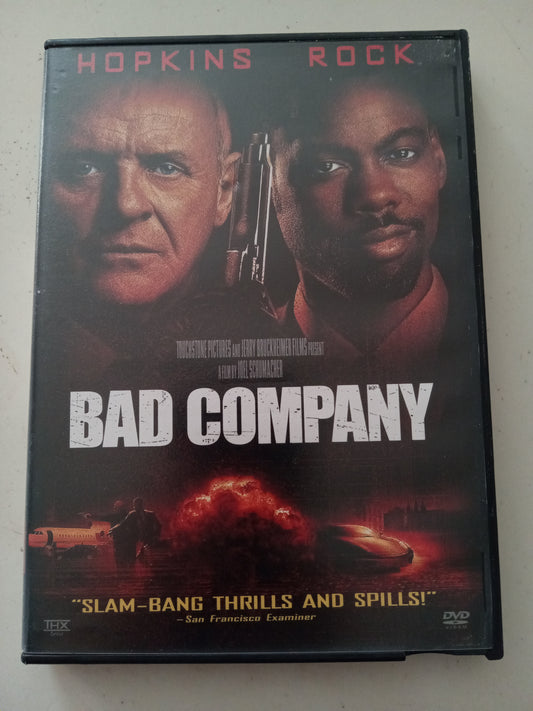Bad Company, DVD Movie, Anthony Hopkins Widescreen, Rated PG-13, USED
