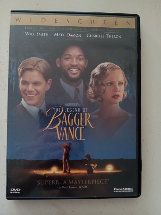 The Legend of Bagger Vance, DVD Movie, Will Smith Widescreen, Rated PG-13, USED
