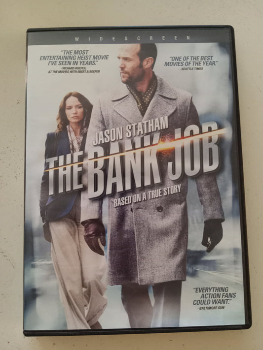 The Bank Job, DVD Movie, Jason Statham Widescreen, Rated R, USED