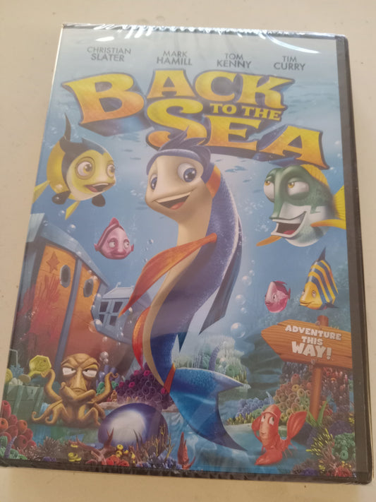 Back To The Sea, Animated DVD Movie, Mark Hamill Widescreen, Rated PG, Rare NEW