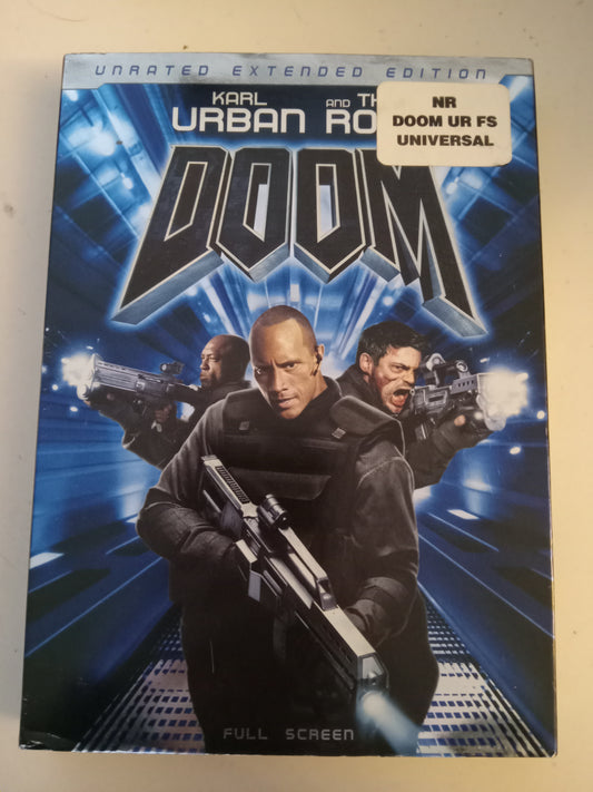 Doom, DVD Movie, Dwayne Johnson Fullscreen, Not Rated, USED