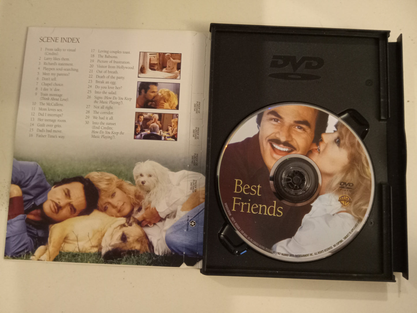 Best Friends, DVD Movie, Burt Reynolds Widescreen, Rated PG, Rare OOP USED