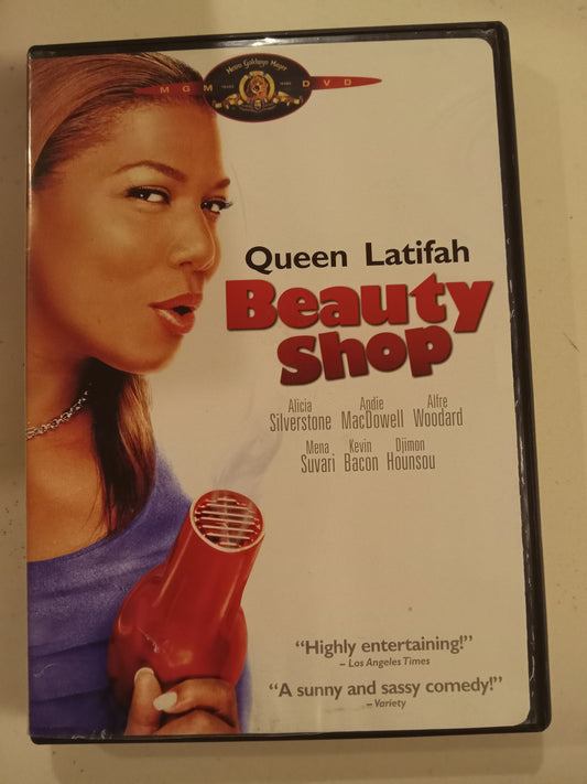 Beauty Shop, DVD Movie, Queen Latifah Fullscreen, Widescreen, Rated PG-13, USED