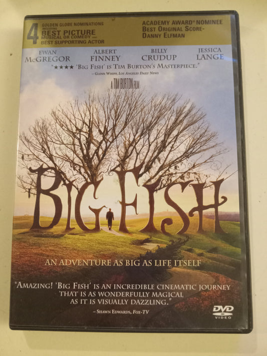 Big Fish, DVD Movie, Ewan McGregor Widescreen, Rated PG-13, USED