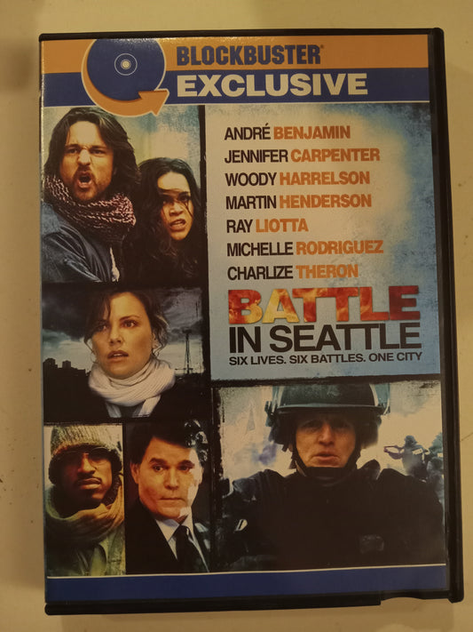 Battle In Seattle, DVD Movie, Woody Harrelson Widescreen, Rated R, USED