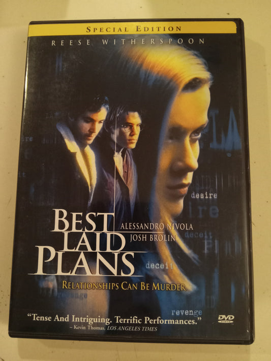 Best Laid Plans, DVD Movie, Reese Witherspoon Widescreen, Rated R, USED