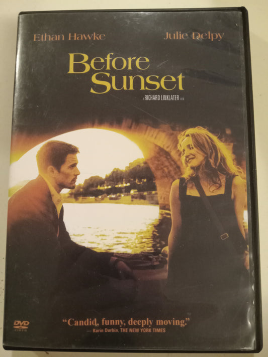 Before Sunset, DVD Movie, Ethan Hawke Widescreen, Rated R, USED
