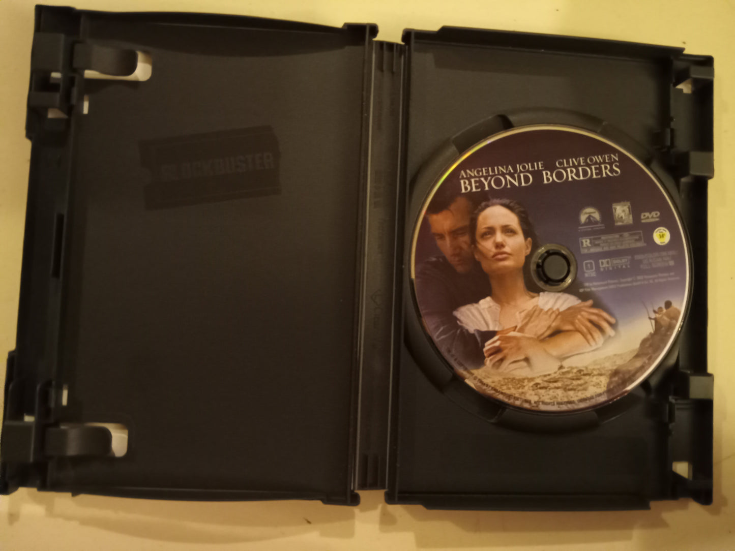 Beyond Borders, DVD Movie, Angelina Jolie Fullscreen, Rated R, USED