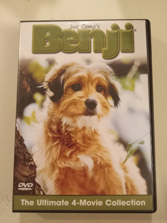 Benji, Off The Leash, For The Love of, & Very Own Christmas Story, 2 Discs, 4 DVD Movies, Fullscreen, Not Rated, USED