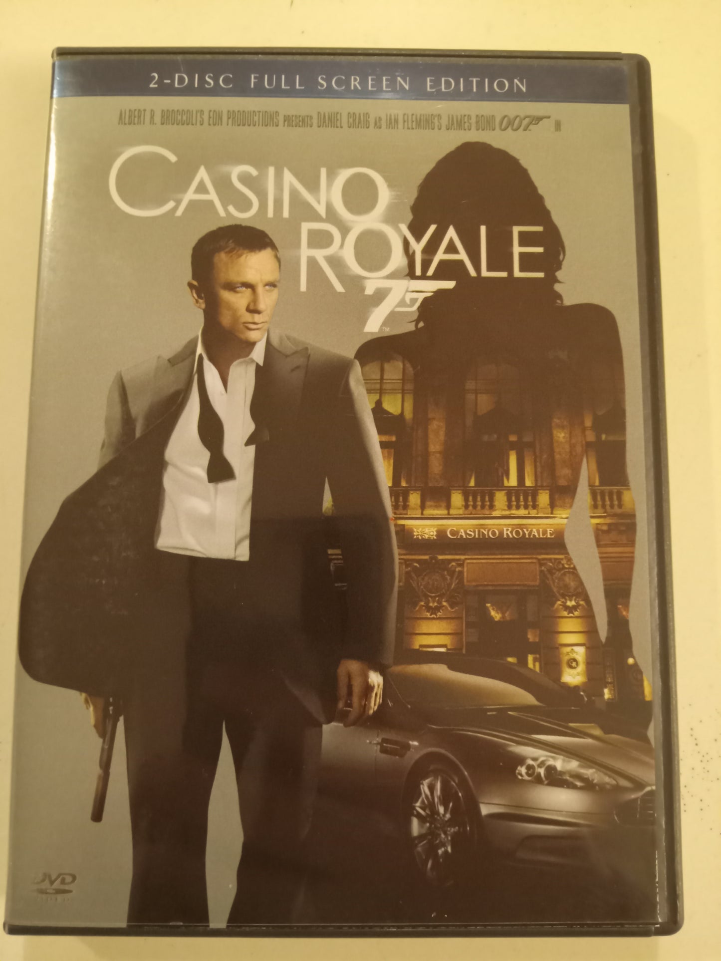James Bond 007 in Casino Royale, DVD Movie, 2 Discs Daniel Craig Fullscreen/Widescreen, Rated PG-13, NEW/USED
