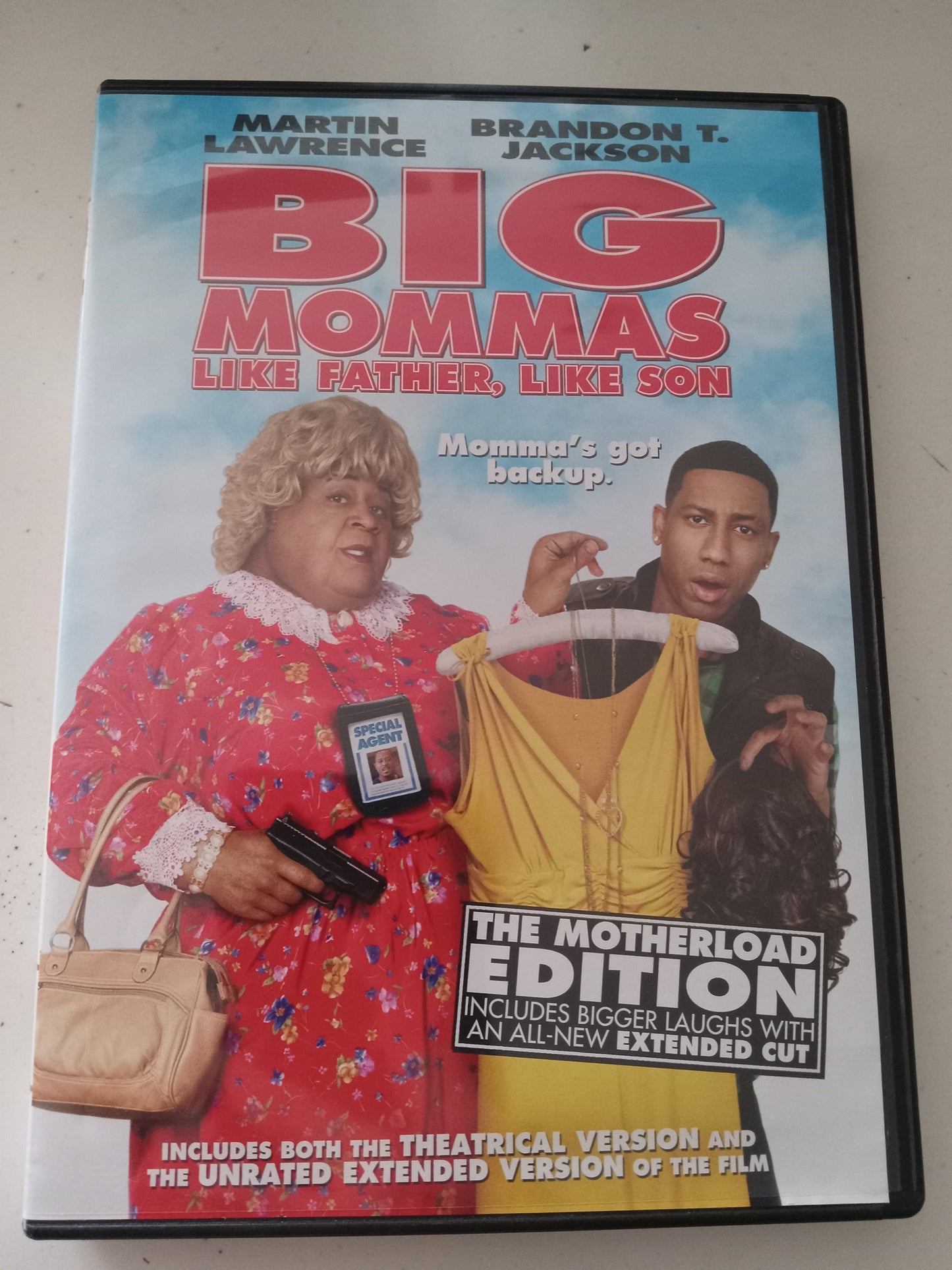 Big Mammas Like Father Like Son, DVD Movie, Martin Lawrence Widescreen, Rated PG-13, USED