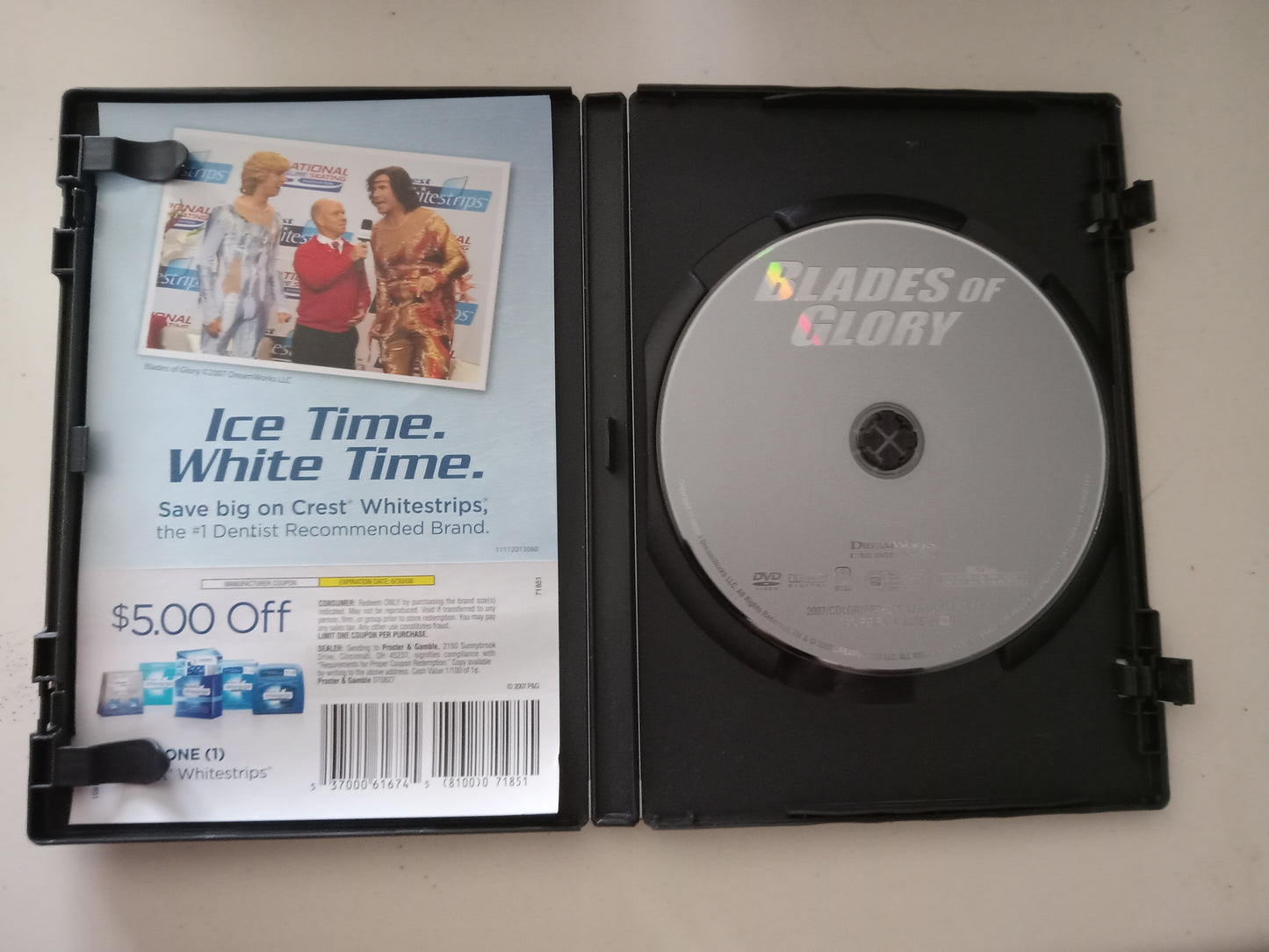 Blades Of Glory, DVD Movie, Will Ferrell Fullscreen, Rated PG-13, USED