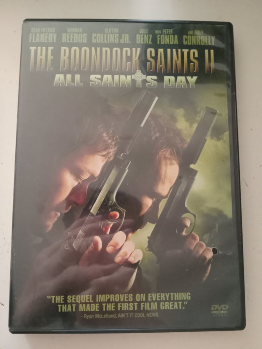 The Boondock Saints II, (2) All Saints Day, DVD Movie, Sean Patrick Flanery Widescreen, Rated R, USED