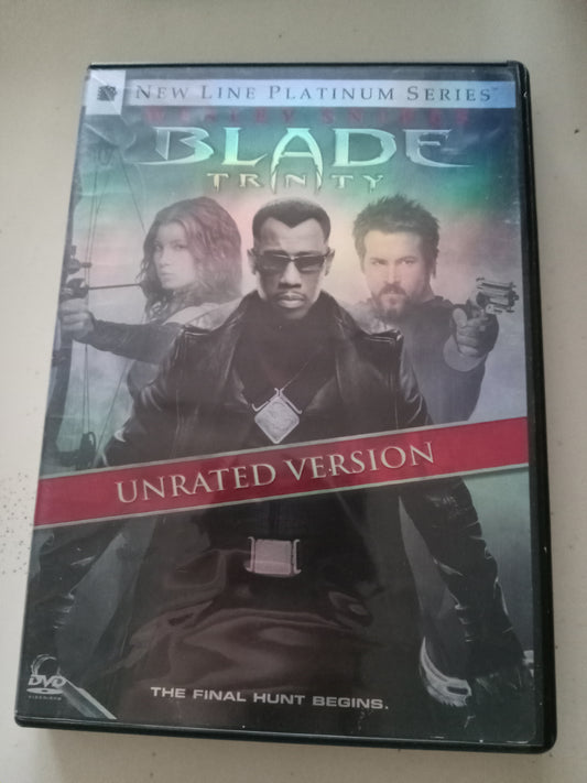Blade Trinity, DVD Movie, Wesley Snipes Widescreen, Not Rated, USED