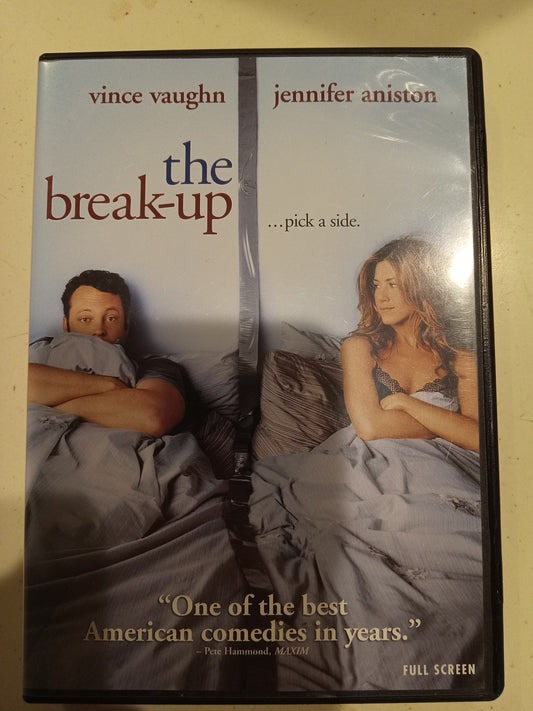 The Break Up, DVD Movie, Jennifer Aniston Fullscreen/Widescreen, Rated PG-13, USED