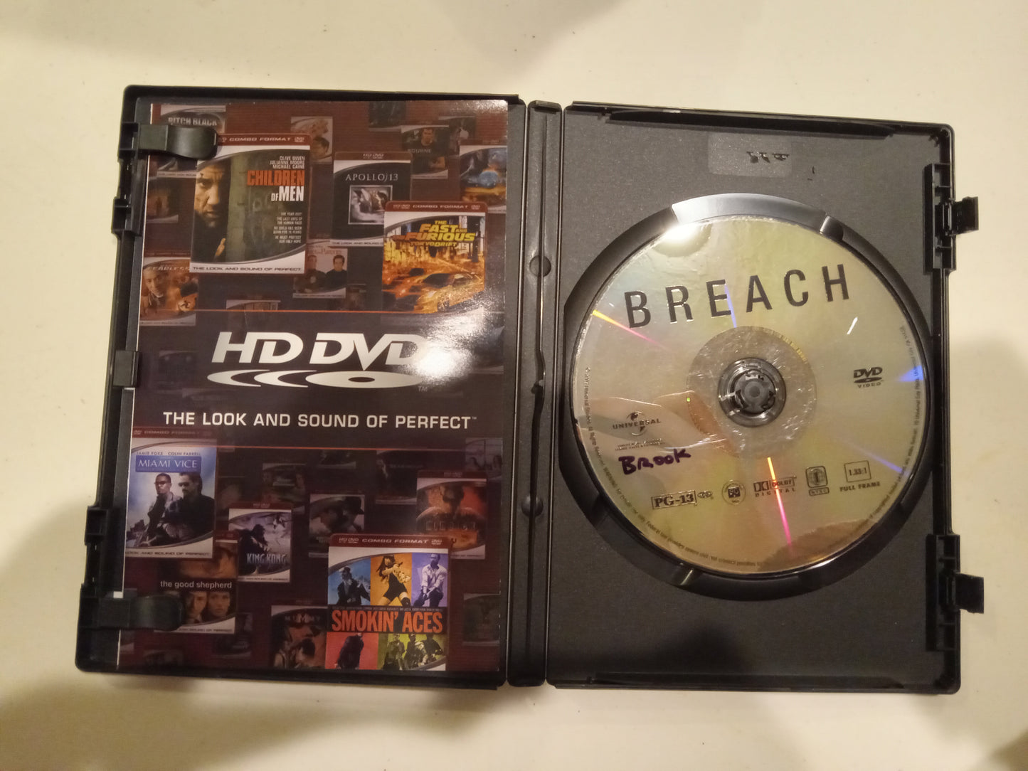 Breach, DVD Movie, Chris Cooper Fullscreen, Rated PG-13, USED