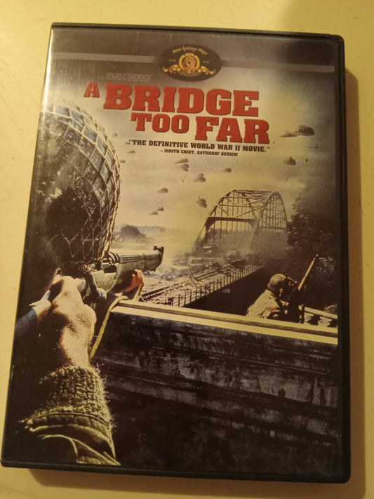 A Bridge Too Far, DVD Movie, Sean Connery Widescreen, Rated PG, USED