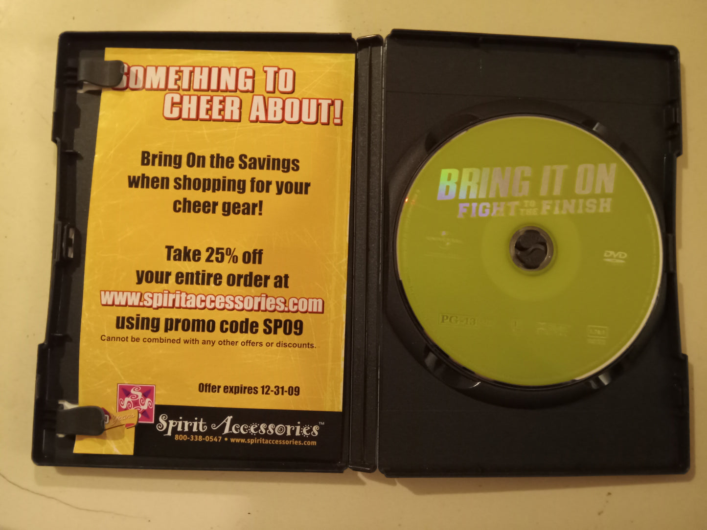 Bring It On, Fight To The Finish, DVD Movie, Christina Milian Widescreen, Rated PG-13, USED