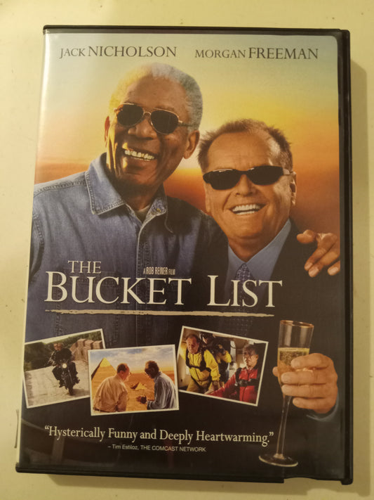 The Bucket List, DVD Movie, Jack Nicholson Widescreen, Rated PG-13, USED