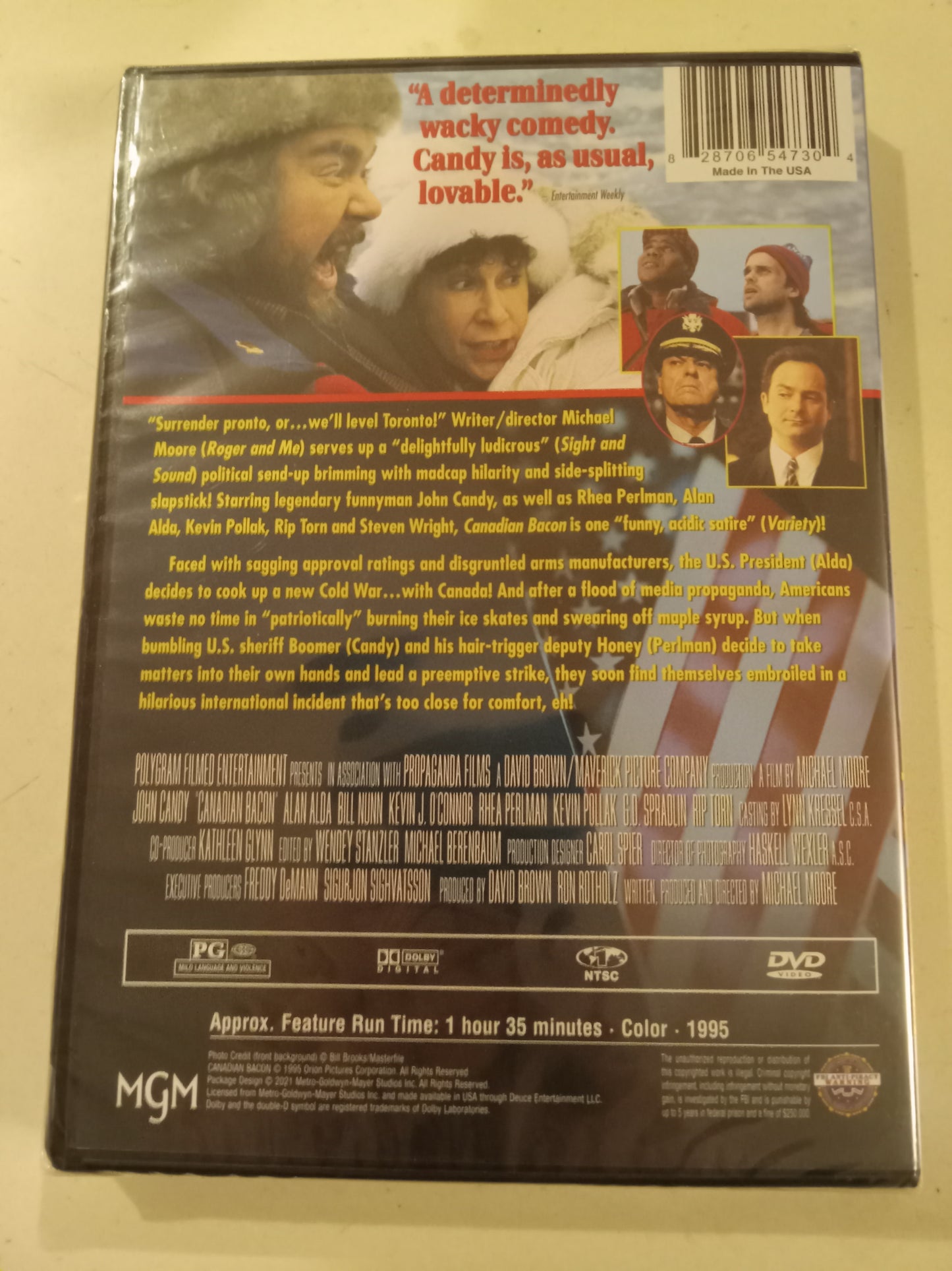 Canadian Bacon, DVD Movie, John Candy Widescreen, Rated PG, NEW