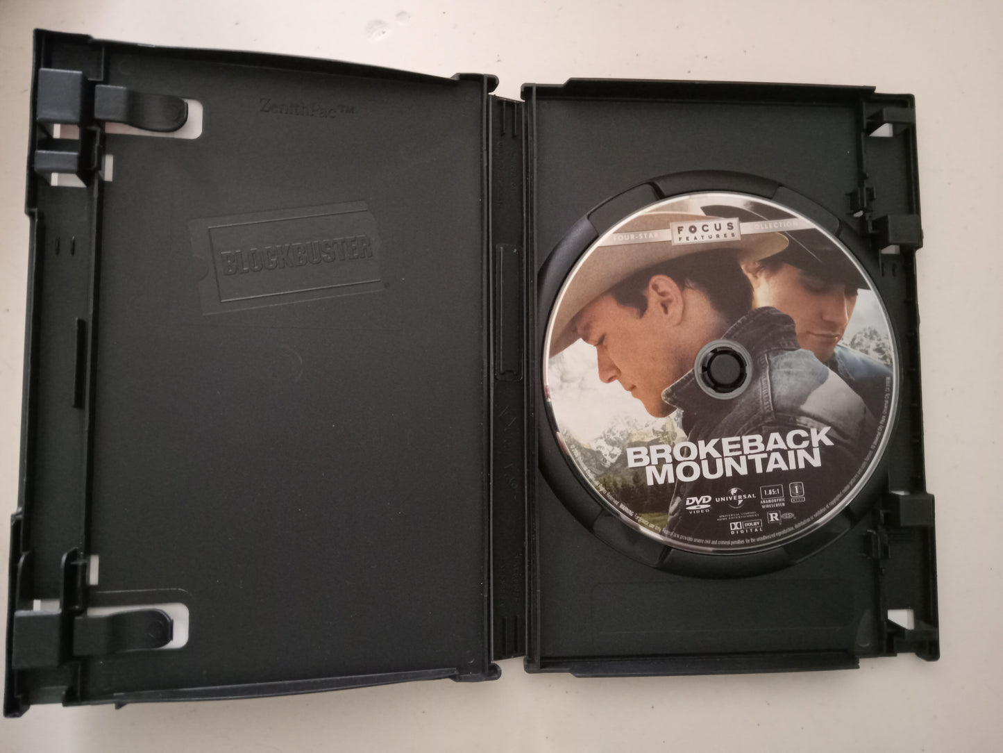 BrokeBack Mountain, DVD Movie, Heath Ledger Widescreen, Rated R, USED