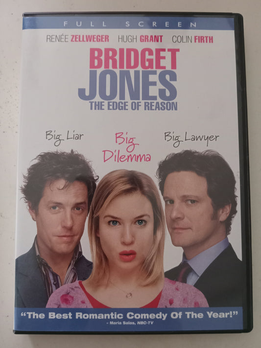 Bridget Jones The Edge Of Reason, DVD Movie, Hugh Grant Fullscreen, Rated R, USED