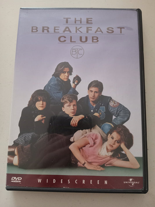 The Breakfast Club, DVD Movie, Molly Ringwald Widescreen, Rated R, USED