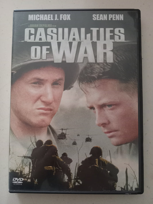Casualties Of War, DVD Movie, Michael J Fox Widescreen, Rated R, USED