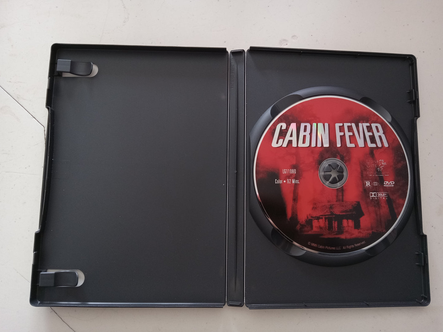 Cabin Fever, DVD Movie, Rider Strong Widescreen, Rated R, USED