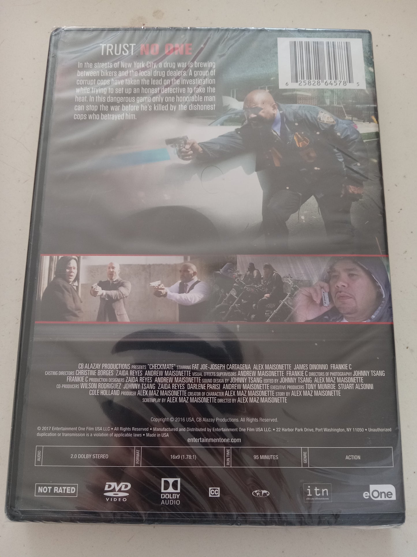 Checkmate, DVD Movie, Fat Joe Widescreen, Not-Rated, NEW