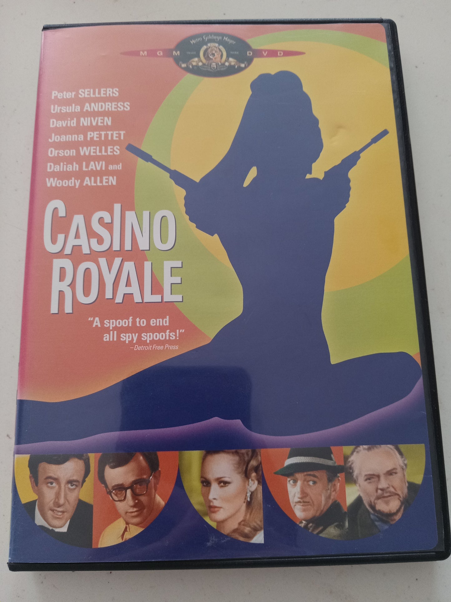 Casino Royale, (Spy Spoof) DVD Movie, Peter Sellers Widescreen, Not-Rated, USED