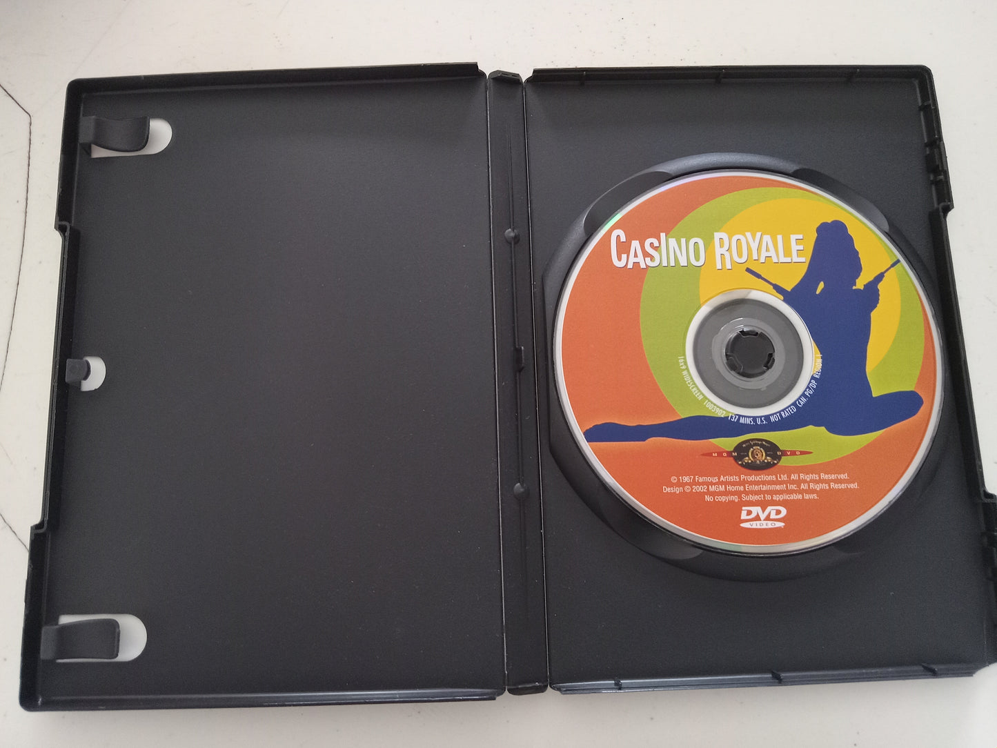 Casino Royale, (Spy Spoof) DVD Movie, Peter Sellers Widescreen, Not-Rated, USED