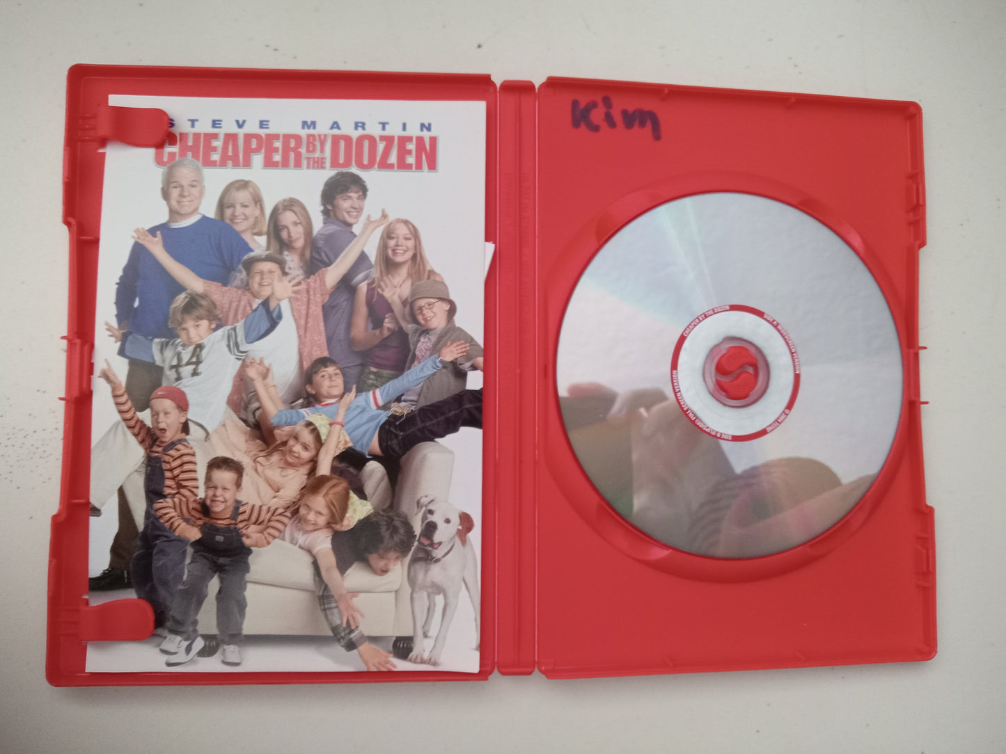 Cheaper By The Dozen, DVD Movie, Steve Martin Fullscreen & Widescreen, Rated PG, USED