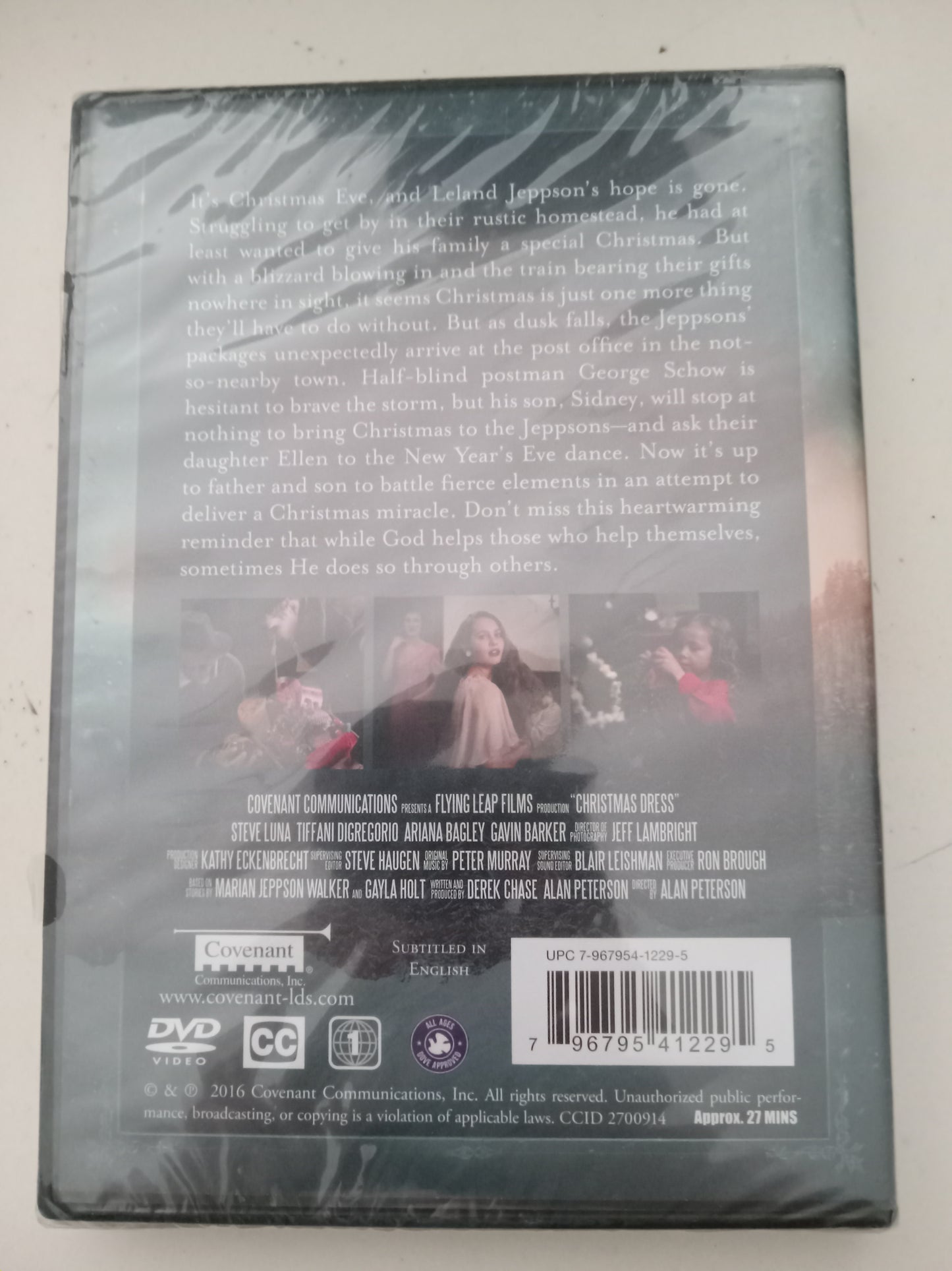 Christmas Dress, DVD Movie, Ariana Bagley Fullscreen, Not Rated, NEW/USED