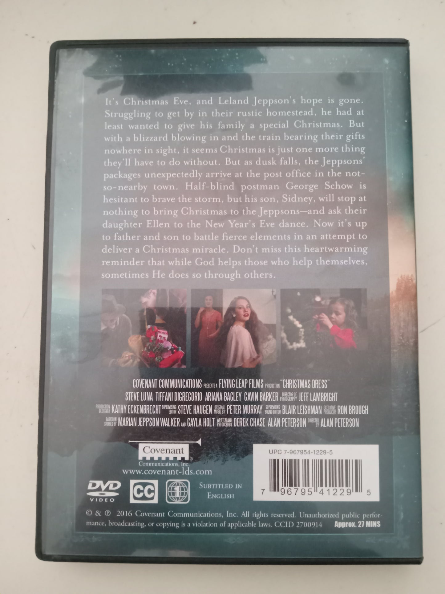 Christmas Dress, DVD Movie, Ariana Bagley Fullscreen, Not Rated, NEW/USED