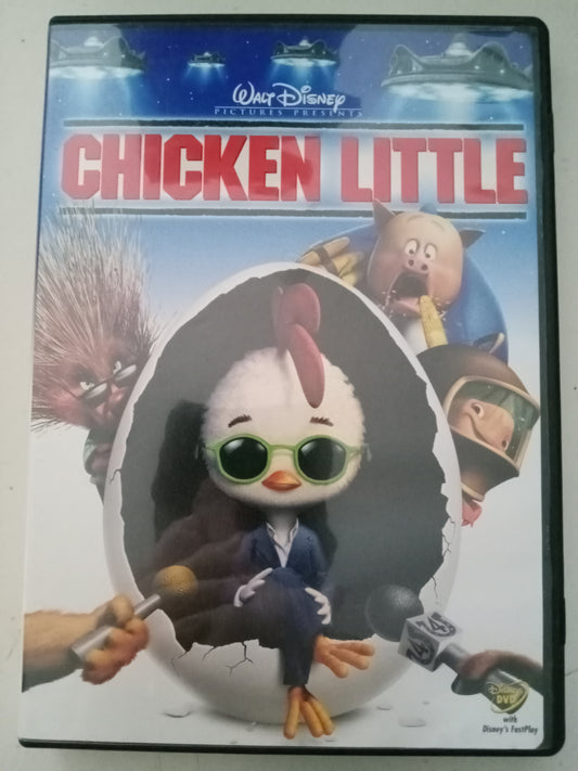 Chicken Little, Disney Animation DVD Movie, Fullscreen, Rated G, USED